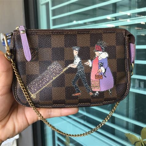 lv mini pochette มือสอง|pochette mini bag.